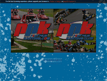 Tablet Screenshot of pointpeleekarting.com